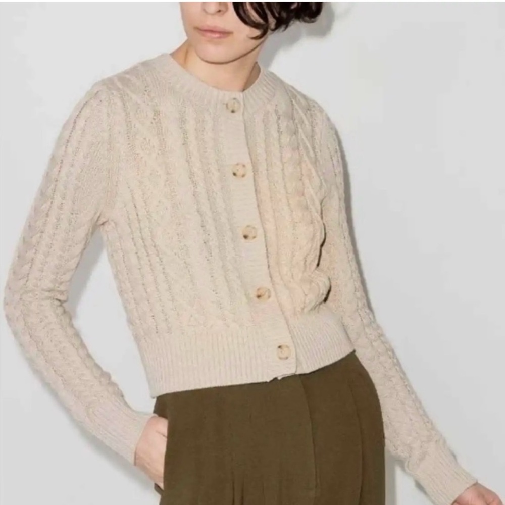 Reformation Cable Knit Cardigan